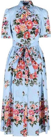 Dolce & Gabbana Light Blue Cotton Dress