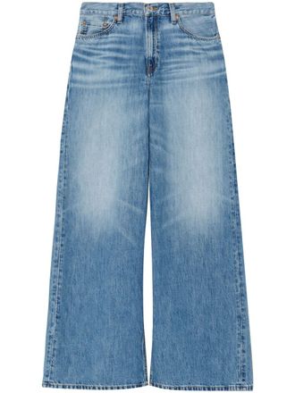Re/Done Low Rider loose jeans - Blue