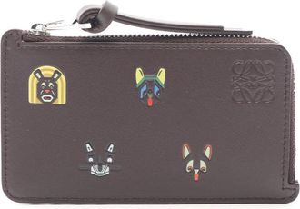 Loewe Pre-owned Loewe X Louis Wain Cats Coin Card Holder Ladies CLMQ3URSA3S1BI64