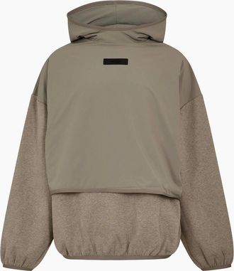 Fear of God Mens Mens Overhead Hoodie - Dust Hthr Grey - Size: 40