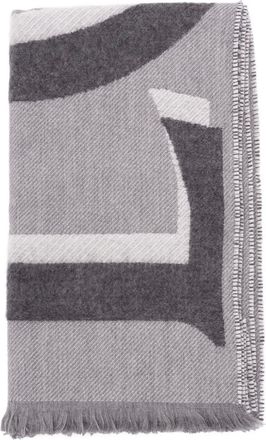 Loewe Sjaal met logo - Grijs