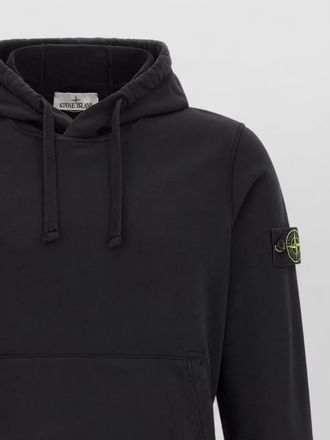 Stone Island cotton hooded sweatshirt
