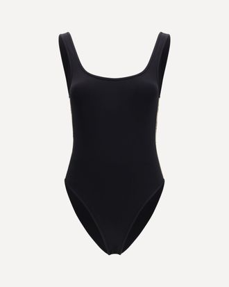 Burberry One-piece Swimsuit with Check trim Female S