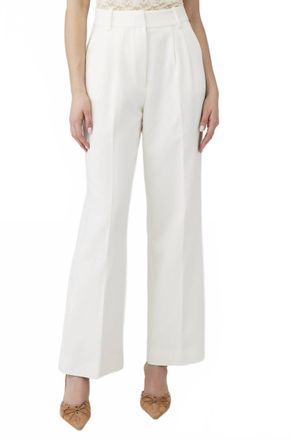 Favorite Daughter The Favorite High Waisted Wide-Leg Pant In Ivory