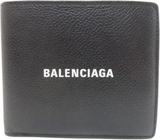 Balenciaga Pre-owned Wallets, male, Black, Size: ONE SIZE Pre-owned Vintage Bi-fold Wallet