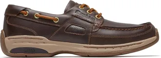 Dunham Mens Captain Shoes In Dark Brown