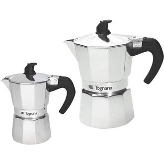 Tognana Coffee Time Black Caffettiere Moka 1 + 3 tazze - Tognana