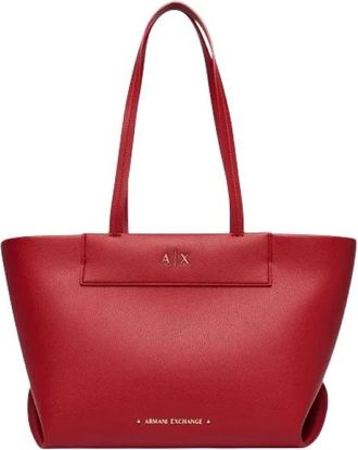A|X Armani Exchange Borsa Shopper - - Bags - Donna - Rosso - ONE SIZE