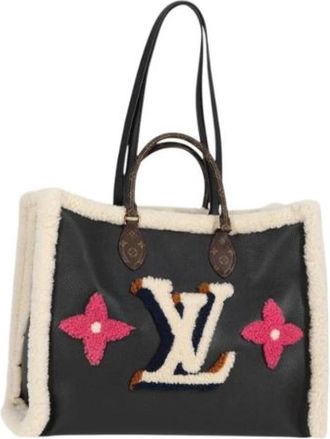 Louis Vuitton Tweedehands Canvas Louis Vuitton tassen - Dames - Vintage Shopper - Zwart - ONE Size - Vintage