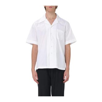 Dolce & Gabbana Short Sleeve Shirts, male, White, XL, Classic White Resort Shirt