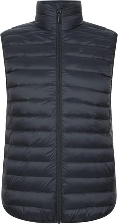 Mountain Warehouse Featherweight II Mens Down Gilet - Downproof lining, Water-resistant, Zipped pockets & Packaway Bag - Best for Autumn, Winter,Outdoors &Travelling Jet