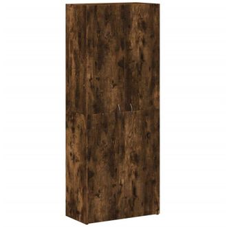 vidaXL Armario Archivador Madera Ingenier&iacute;a Roble Ahumado 60x32x153 Cm Vidaxl