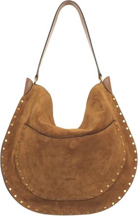 Isabel Marant Hobo Pocket - Dames - Schoudertassen - Bruin - ONE Size - Leer - Tassen