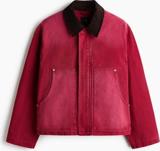 H&M Kurze Jacke im Workwear-Look - Red