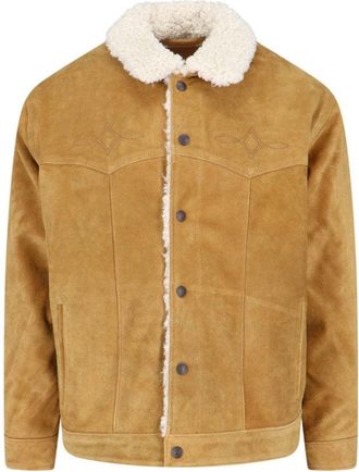 Levi's Brown Structured Fit Jacket With Button Closure