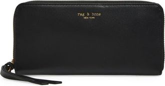 Rag & Bone Bloom Large Zip-Around Wallet in Bla at Nordstrom