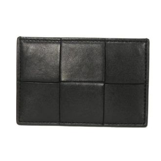 Bottega Veneta Pre-owned Wallets, male, Black, Size: ONE SIZE Pre-owned Cassette Calf Leather Card Case