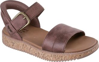 Skechers Bobs Sun Vibe Be Corky Womens Chocolate Sandals - Size UK 8