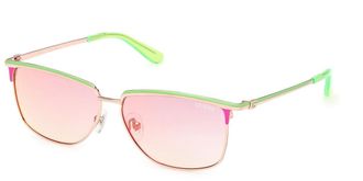 Guess GU00133 95U Womens Sunglasses Gold Size 56