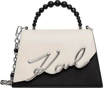 Karl Lagerfeld Bolso Cruzado K/Signature - Bags - Mujer - Beige - ONE SIZE