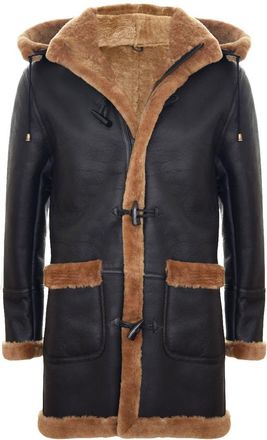 TruClothing Duffle Sheepskin Coat WW2 Hood