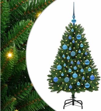 vidaXL &Aacute;rbol De Navidad Artificial Verde 120 Cm Pvc Y Metal Vidaxl