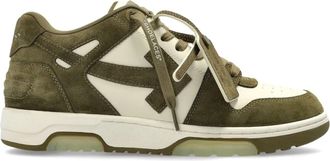 Off-white Out Of Office Calfskin Suede Sneakers