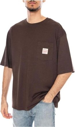 Levi's Heren, Tops, Bruin, Maat: XS Katoen