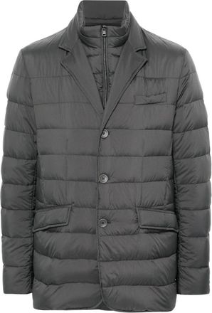 Herno Dark Grey Quilted Jacket