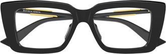 Bottega Veneta Bv 1448O Optisch Montuur - unisex - Brillen - Zwart - 53 MM - Accessoires