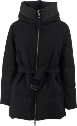 Duno Charlene Arborea Jas - Dames - Parka Jassen - Zwart - M - Wol - Jassen