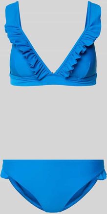 Shiwi Bikini-Set mit R&uuml;schen Modell BOBBY in Royal, Gr&ouml;&szlig;e 34
