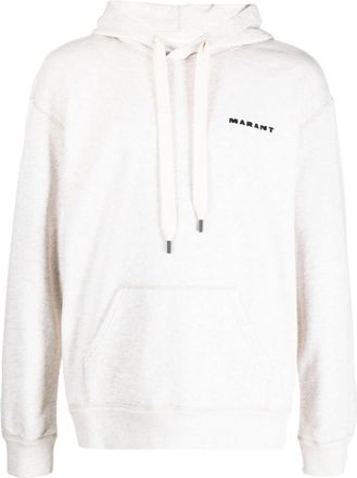 Isabel Marant Hoodie met geborduurd Marcello-logo