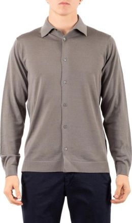 FILIPPO DE LAURENTIIS Shirt - Heren - Casual Overhemden - Grijs - XL - Overhemden