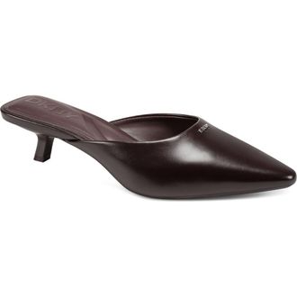 DKNY Nabil Pointed Toe Kitten Heel Mule in Sangria at Nordstrom, Size 5.5
