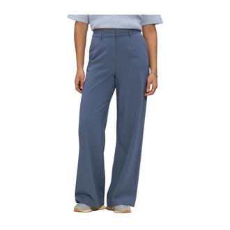 Moss Copenhagen Dames, Broeken, Blauw, Maat: XL
