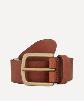 Anderson's Mens Full Grain Calf Leather Belt Dark Tan 38