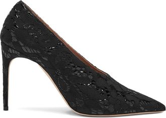 Malone Souliers Pumps met puntige neus - Zwart