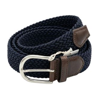 Alberto Luti Chicco di Riso Braided Belt - male - Alberto Luti - Belts - Blue - 100 CM - Accessories