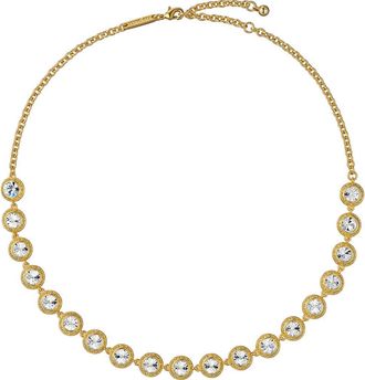 Ted Baker Solanna Solitaire Sparkle Crystal Necklace in Gold Tone/Clear Crystal at Nordstrom