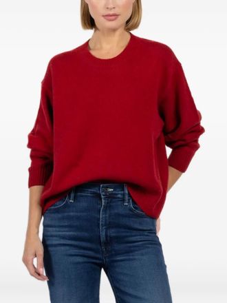 Autumn Cashmere Trui met verlaagde schouders - Rood