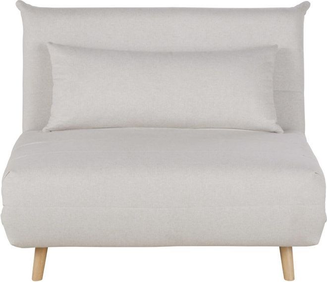 Sill&oacute;n cama de 1 plaza beige