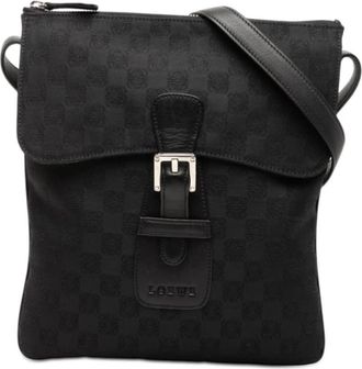 Loewe Pre-owned Loewe Anagram Canvas Crossbody Ladies 070412