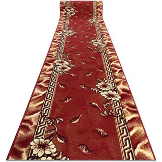 RugsX Rugsx - Alfombra de pasillo bcf trio burdeos 70 cm red 70x300 cm