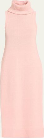 Michael Kors Side-Slit Knit Turtleneck Sweater