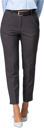 Kocca Cropped Trousers, female, Gray, Size: XL Professional Slim Above Ankle Trousers