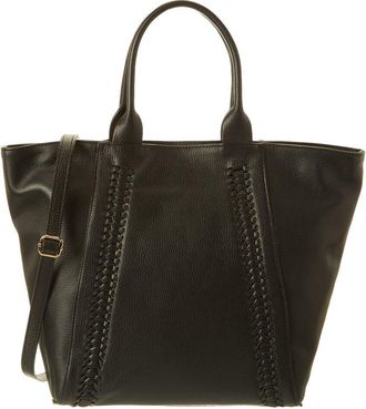 Persaman New York Freya Whipstitched Leather Tote