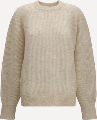 Brunello Cucinelli Mohair-blend crewneck Sweater Female XS