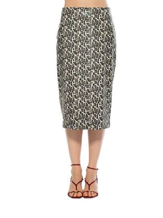 Alexia Admor Auren Skirt in Black White Snake at Nordstrom, Size 10