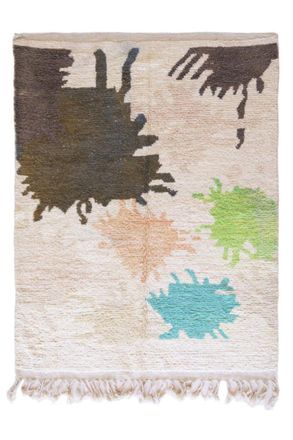 AFK Living Alfombra bereber marroqu&iacute; de pura lana 196 x 262 cm